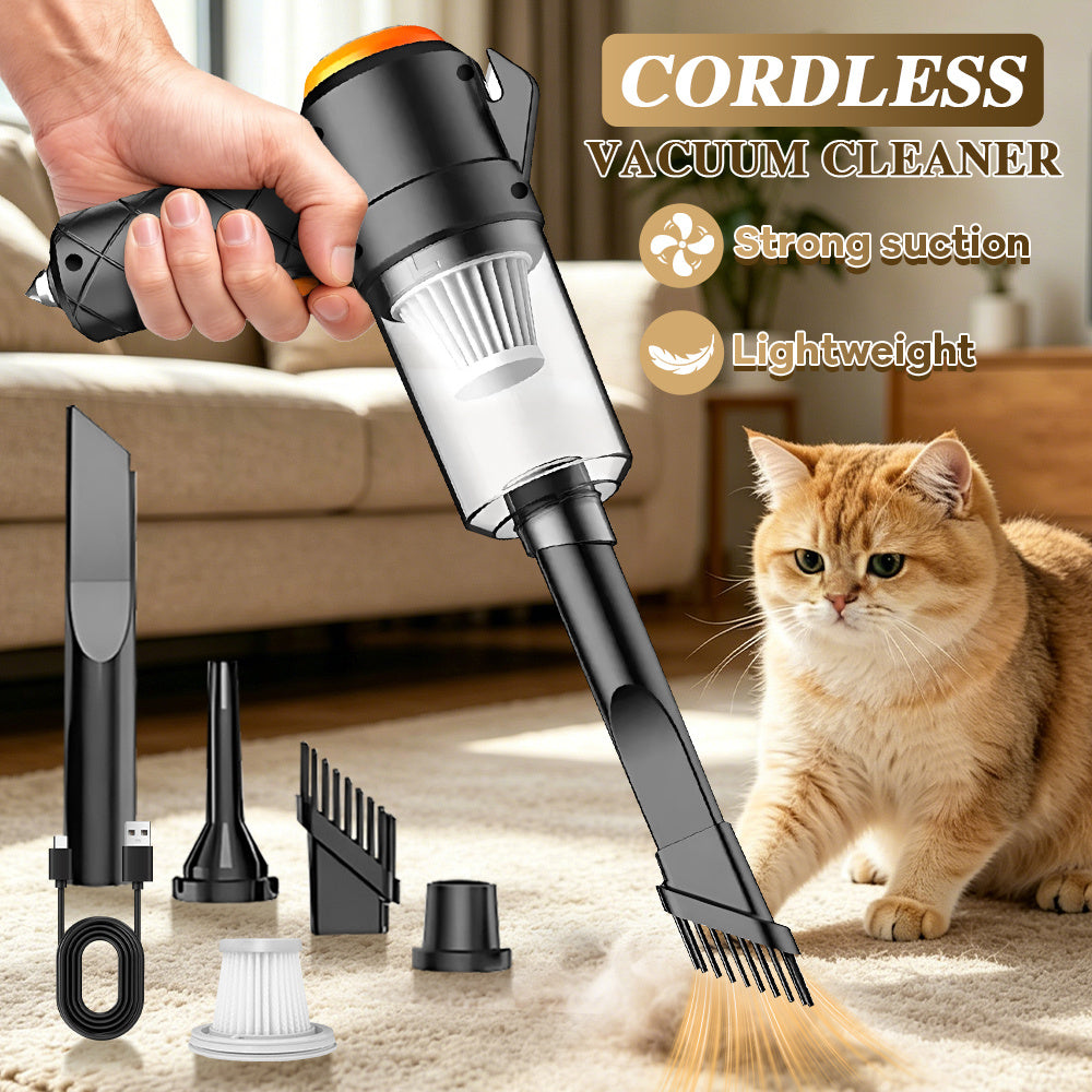 Handheld Vacuum Cleaner with Rechargeable, 500ML for practical home use