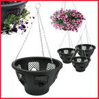 Hanging Basket with Freestanding, Plastic, 12 Inch Hanging Basket Set of 4 - product gallery image 3