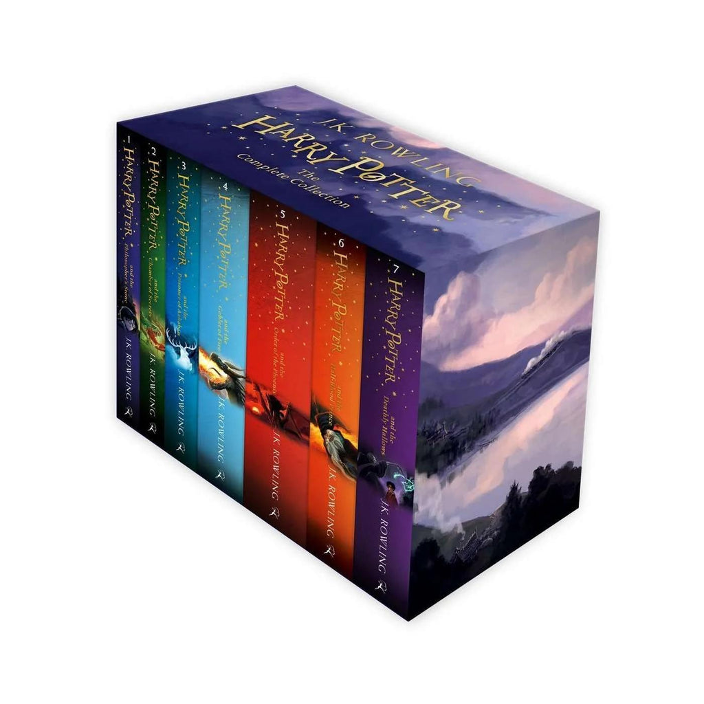 Harry Potter Complete 7-Book Paperback Box with 7-Book by J.K. Rowling Full Series