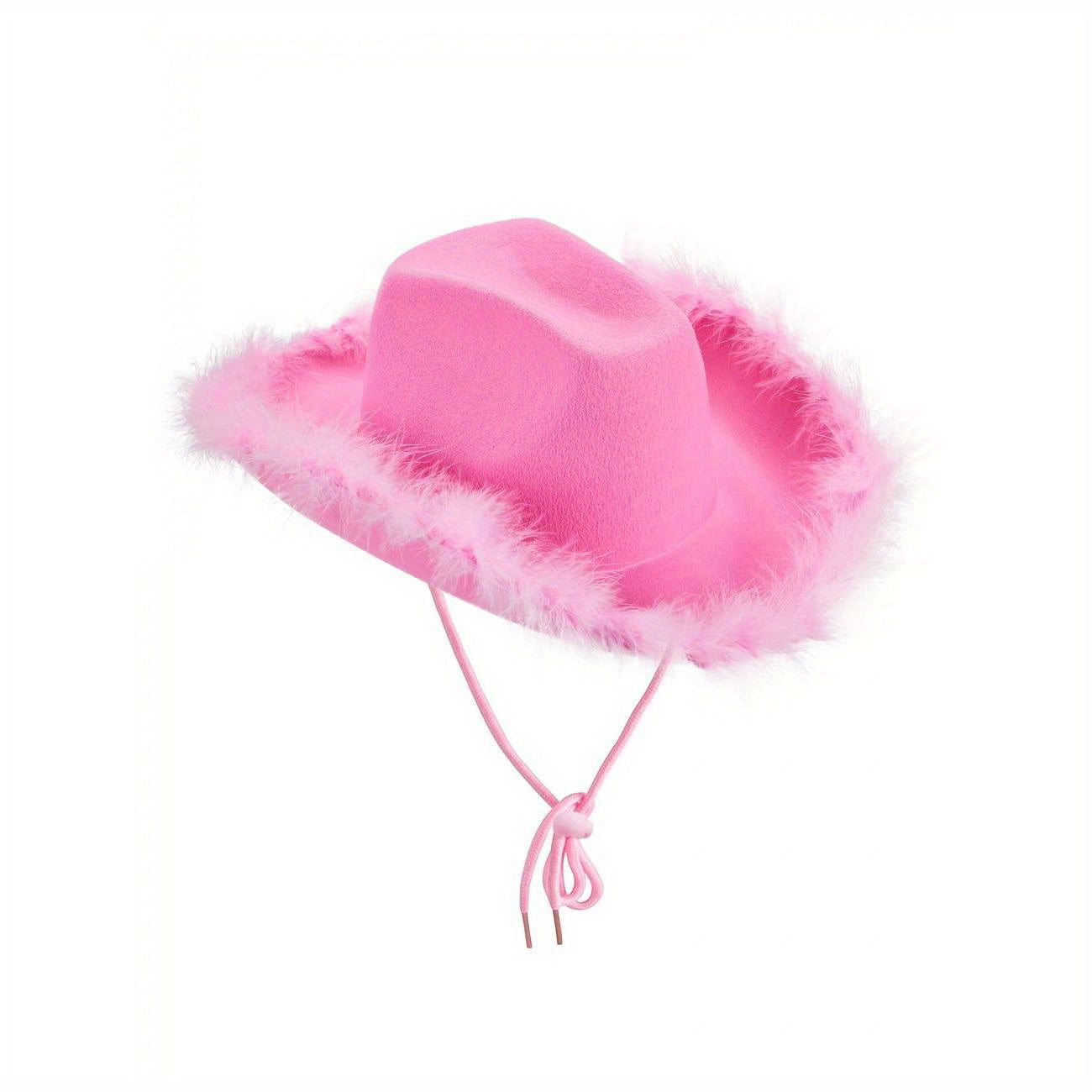 Hats & Costume Accessorie with 32cm*42cm*18cm, Women Cowgirl Hat Feathers Adjustable - pink, 32cm*42cm*18cm option