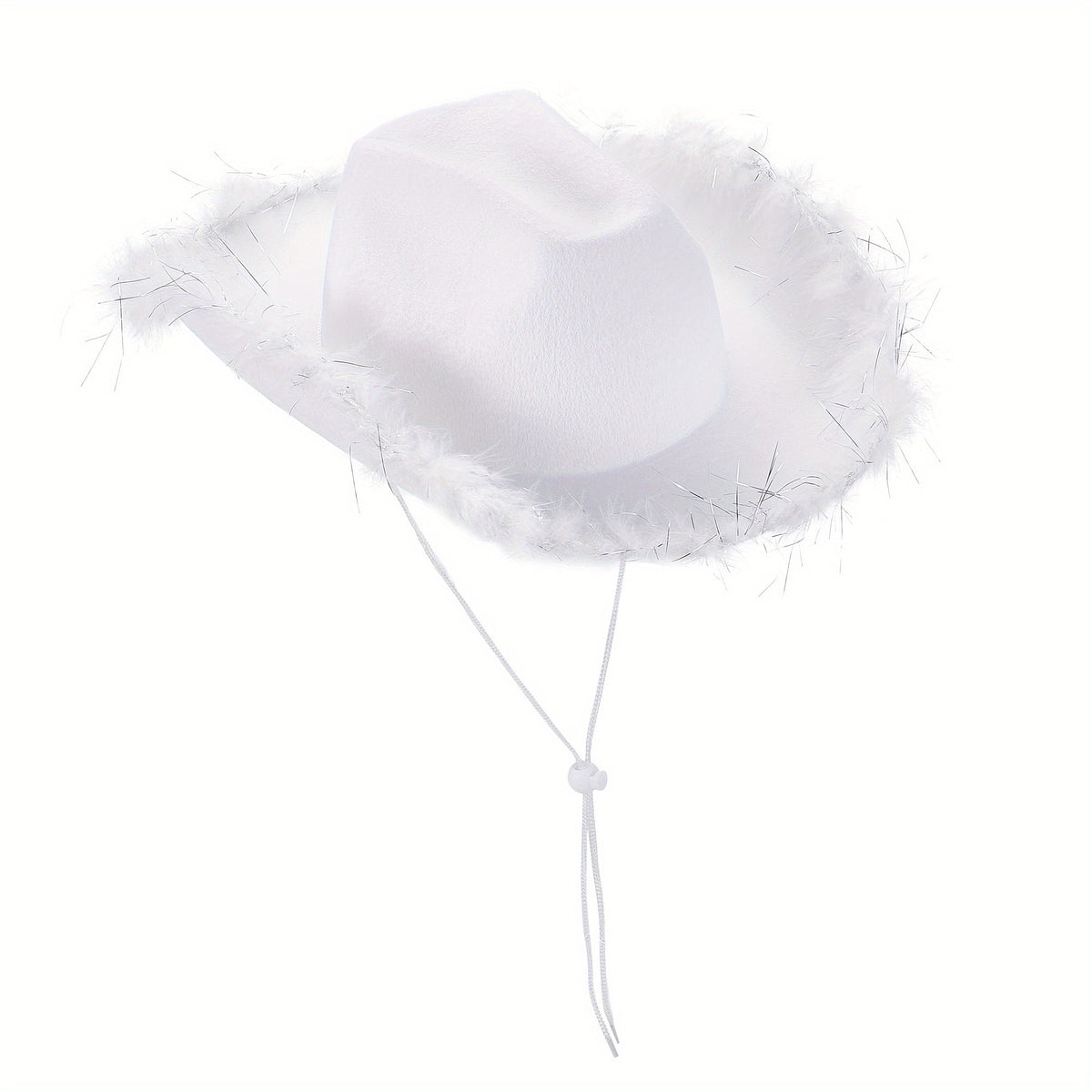 Hats & Costume Accessorie with 32cm*42cm*18cm, Women Cowgirl Hat Feathers Adjustable - White 4, 32cm*42cm*18cm option
