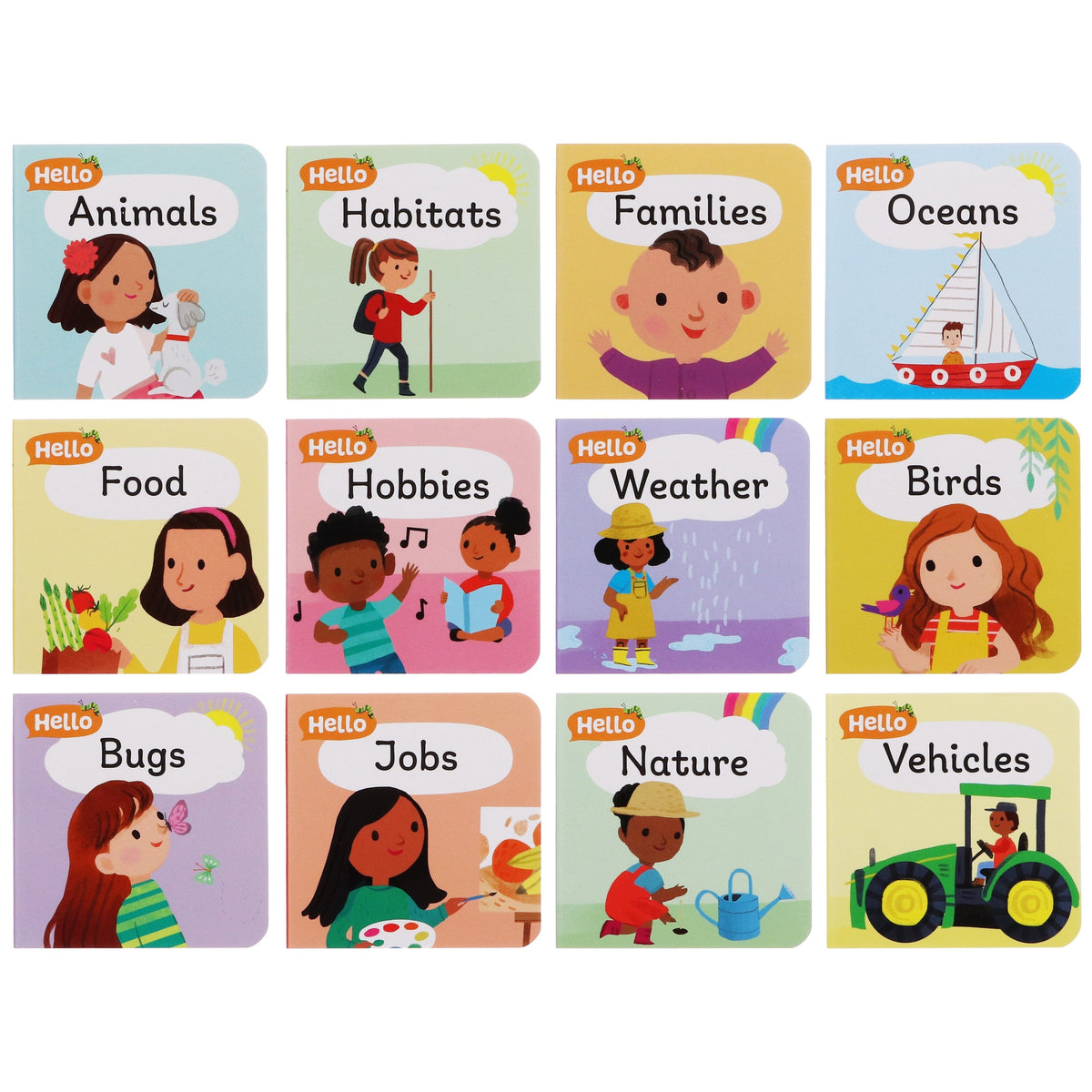 Hello World! 12 Board Books Collection Box with Hello World! by Sweet Cherry Publishing - product gallery image 3