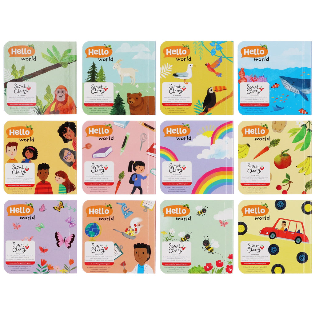 Hello World! 12 Board Books Collection Box with Hello World! by Sweet Cherry Publishing - product gallery image 4