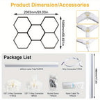 Hexagonal LED Garage Lights: Upgraded to with 24 Sets - product gallery image 9