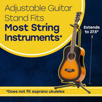 Hola! Music Guitar Stand, Height with Adjustable Height, Non-Slip - product gallery image 2