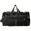 Holdall Duffle Bag with Extra Large Lightweight Weekend Travel Luggage - Black option