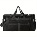 Holdall Duffle Bag with Extra Large Lightweight Weekend Travel Luggage - Black option