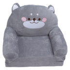 Home Furniture & Storage with Foldable, Kids Folding Plush Sofa Chair Animal - product gallery image 2