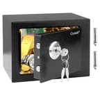 Home Safe Box with Freestanding, 2mm, 4mm, Solid Steel Security Key 4.6L Cash - product gallery image 10