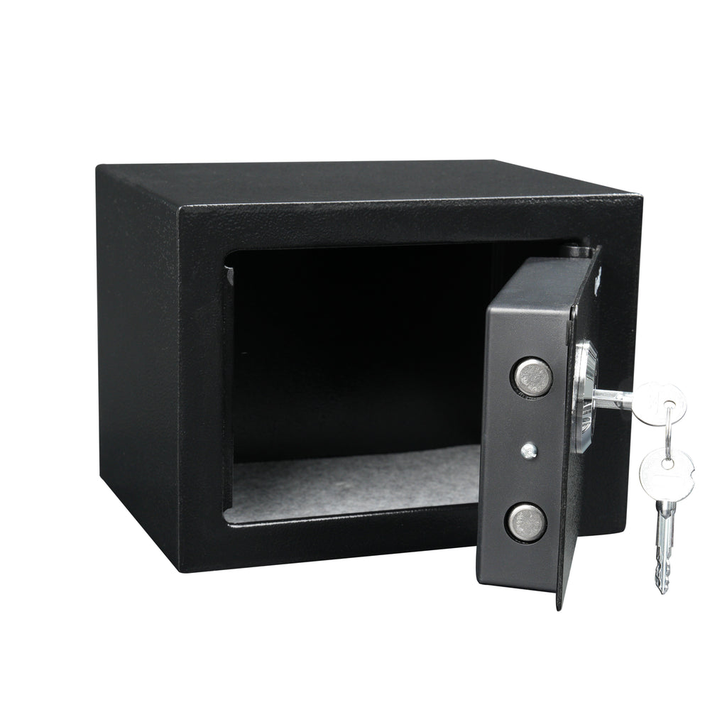 Home Safe Box with Freestanding, 2mm, 4mm, Solid Steel Security Key 4.6L Cash - product gallery image 5