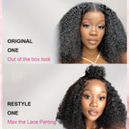 Human Hair Wig Kinky Curly Bob 4x4 Lace Closure for hair, skin and beauty routines - product gallery image 6