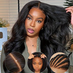 Human Hair Wig Kinky Straight 4x4 HD Lace Density for hair, skin and beauty routines - product gallery image 3