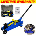 Hydraulic Floor Jack with a 2-Ton Capacity with Adjustable Height, Wheels