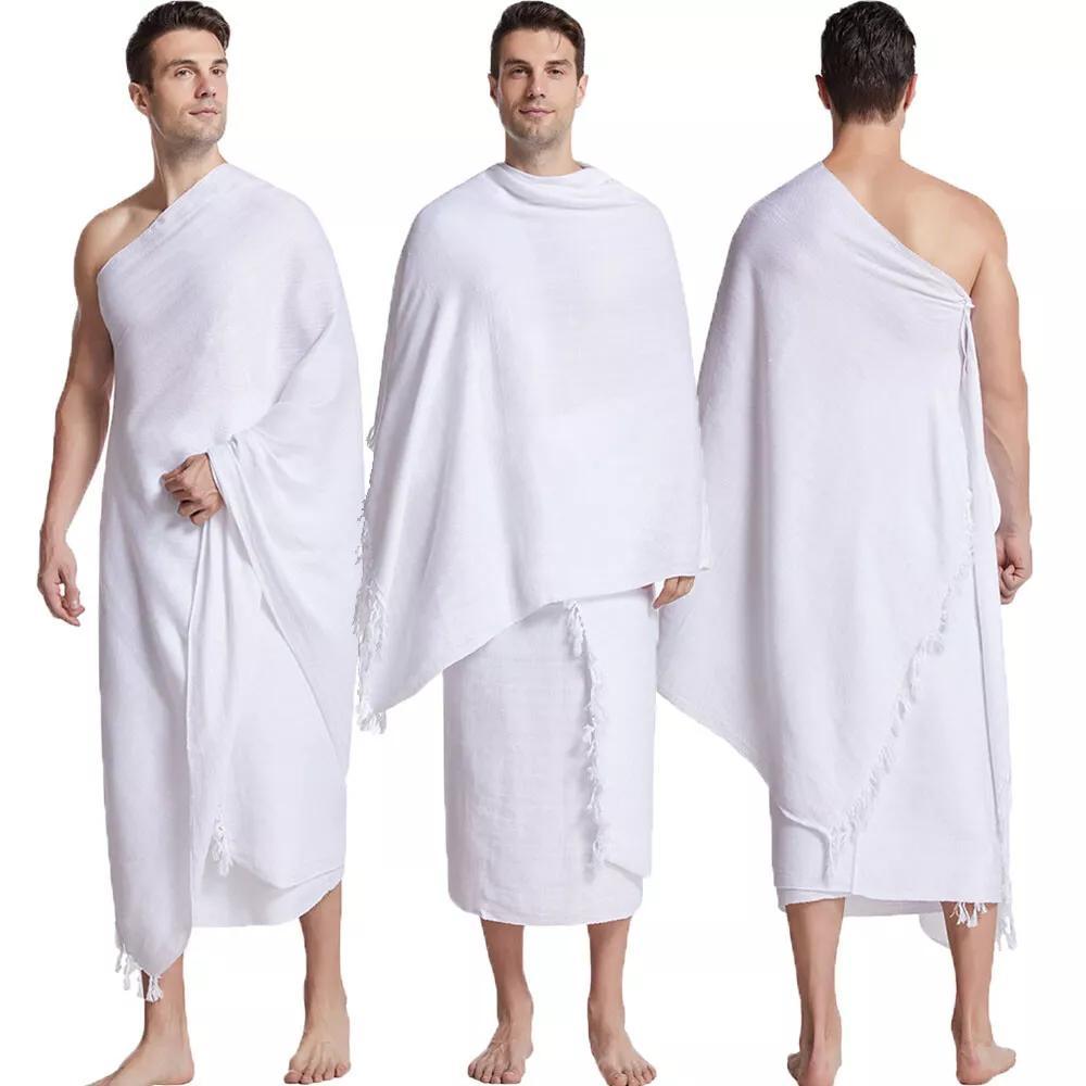 Ihram with Machine-Washable, 1300g, Microfibre, 1300g Regular Adult Size 110 x 230cm - product gallery image 2