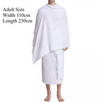 Ihram with Machine-Washable, 1300g, Microfibre, 1300g Regular Adult Size 110 x 230cm - product gallery image 3