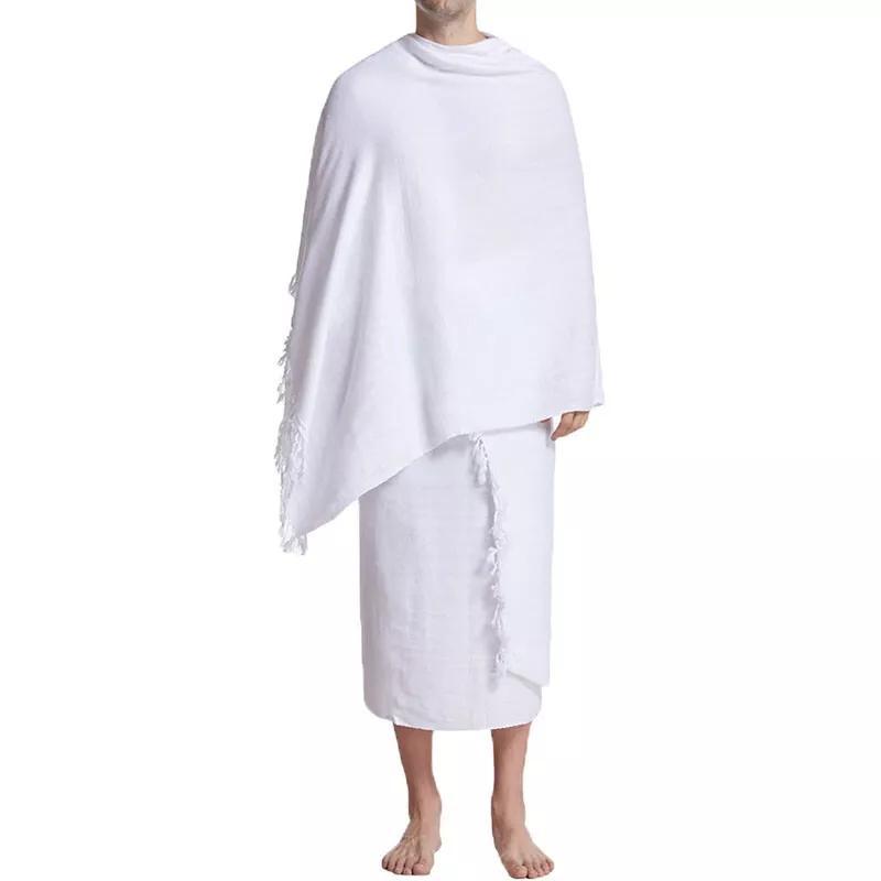 Ihram with Machine-Washable, 1300g, Microfibre, 1300g Regular Adult Size 110 x 230cm