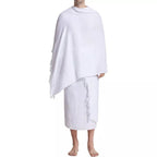 Ihram with Machine-Washable, 1300g, Microfibre, 1300g Regular Adult Size 110 x 230cm