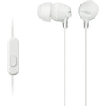 In-Ear Earphone Sony MDR-EX15AP In-Ear Earphones Mic Remote with Waterproof, Silicone - WHITE option