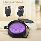 Inch 13 Notes Steel Tongue Drum with 13pcs, Key Rust-Proof Handpan Bag Percussion - product gallery image 16