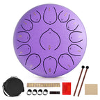 Inch 13 Notes Steel Tongue Drum with 13pcs, Key Rust-Proof Handpan Bag Percussion - product gallery image 19