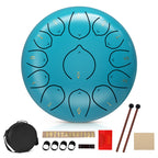 Inch 13 Notes Steel Tongue Drum with 13pcs, Key Rust-Proof Handpan Bag Percussion - product gallery image 27