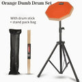 Inch High-Quality Rubber Wooden Drum with 8-Inch High-Quality Practice Training Pads