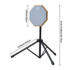 inch Mute Drum Practice Pad Set with 7.87-inch Portable Bag, Drummers' Rehearsals - product gallery image 9