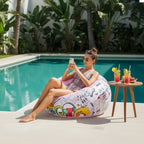 Inflatable Ball Chair with Hand Pump Six Graphic Styles - product gallery image 12
