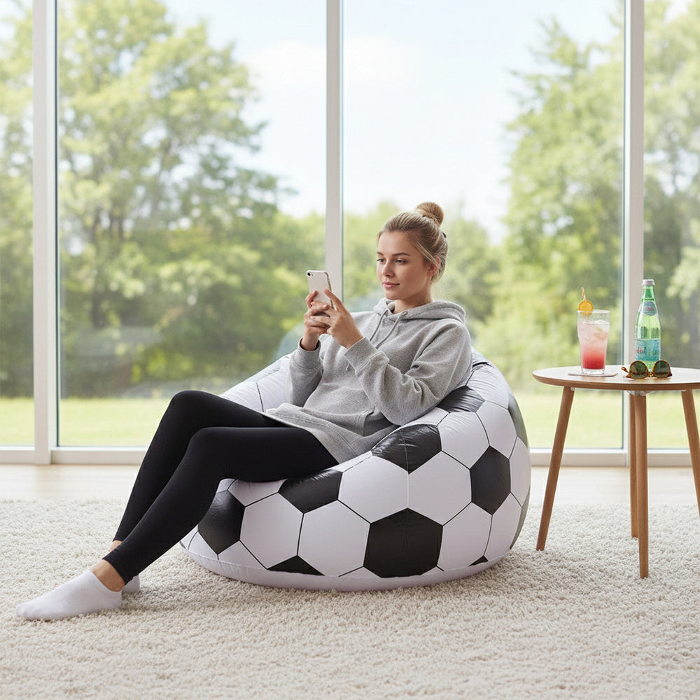 Inflatable Ball Chair with Hand Pump Six Graphic Styles - product gallery image 14