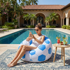 Inflatable Ball Chair with Hand Pump Six Graphic Styles - product gallery image 18