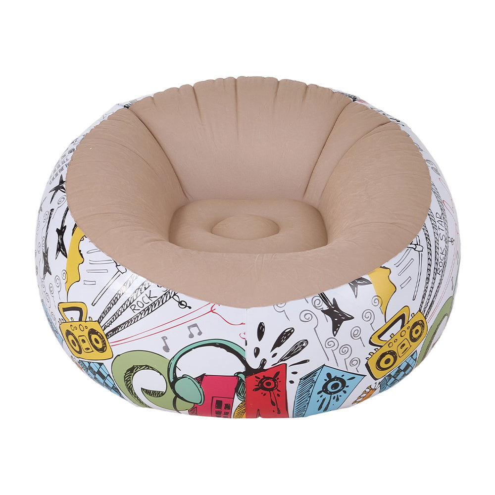 Inflatable Ball Chair with Hand Pump Six Graphic Styles - product gallery image 23