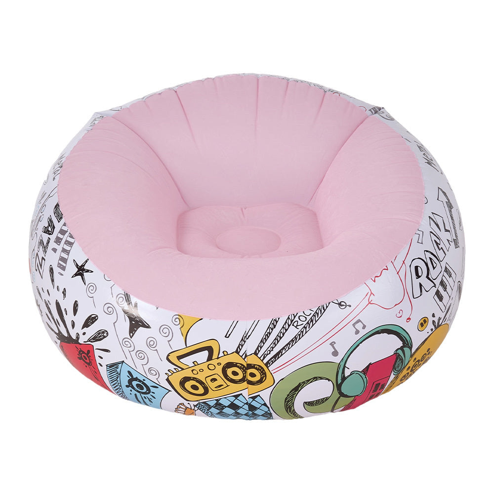 Inflatable Ball Chair with Hand Pump Six Graphic Styles - product gallery image 29
