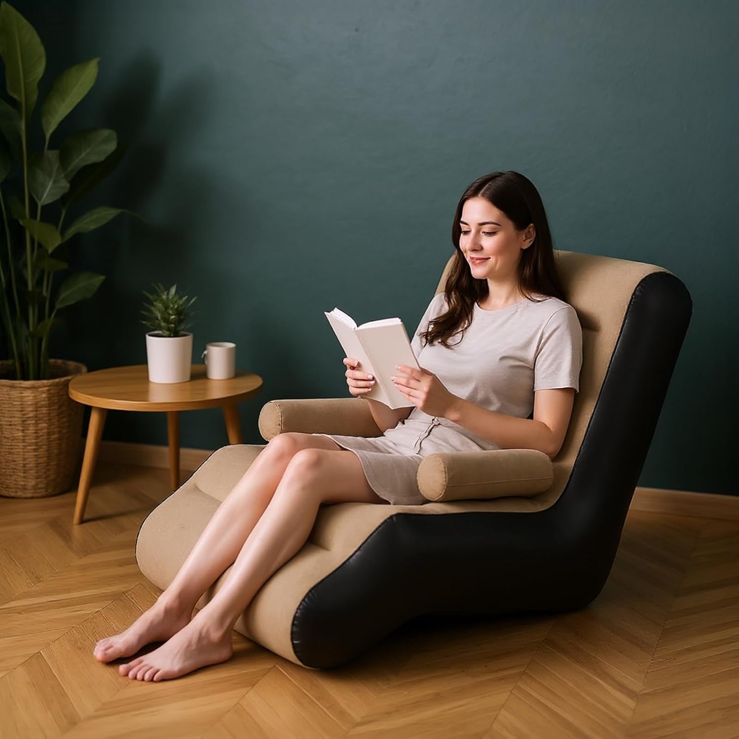 Inflatable Chair with Space-Saving, Foldable for living rooms - product gallery image 4