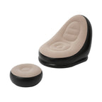 Inflatable Lounger Set with Sofa Footstool PVC Air Foot Pump - product gallery image 3
