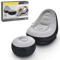 Inflatable Lounger with Waterproof, Plastic, Deluxe Lounger