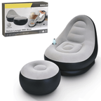 Inflatable Lounger with Waterproof, Plastic, Deluxe Lounger