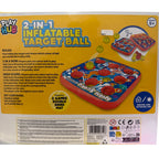Inflatable Target Game with Ball Kids 2-in-1 Double-Sided Toss Balls - product gallery image 4