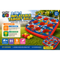 Inflatable Target Game with Ball Kids 2-in-1 Double-Sided Toss Balls