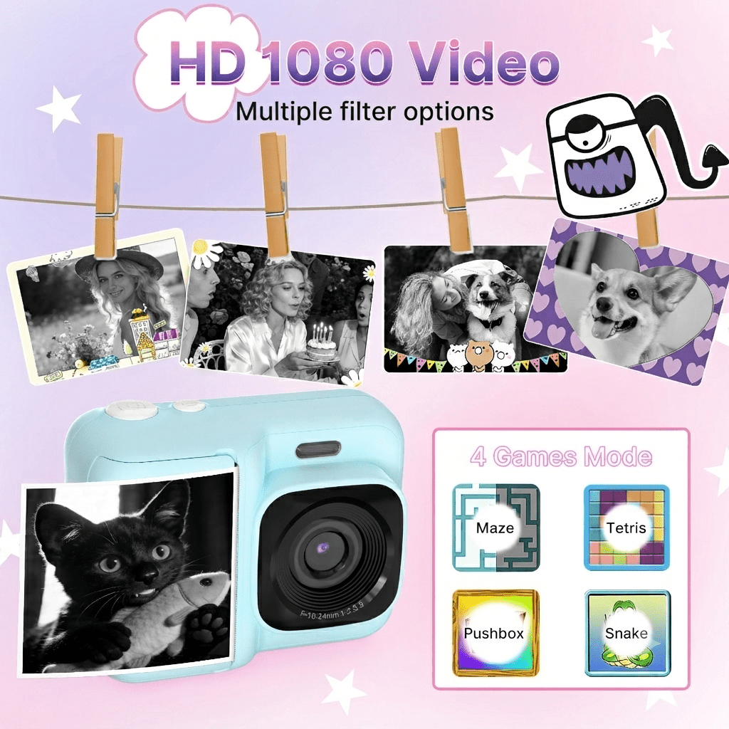 Instant Photo Printer Mini Portable HD Wireless Pocket Smartphone - product gallery image 9