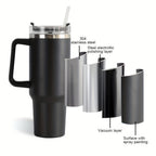 Insulated Tumbler with Dishwasher-Safe, 40oz, Stainless Steel - product gallery image 5