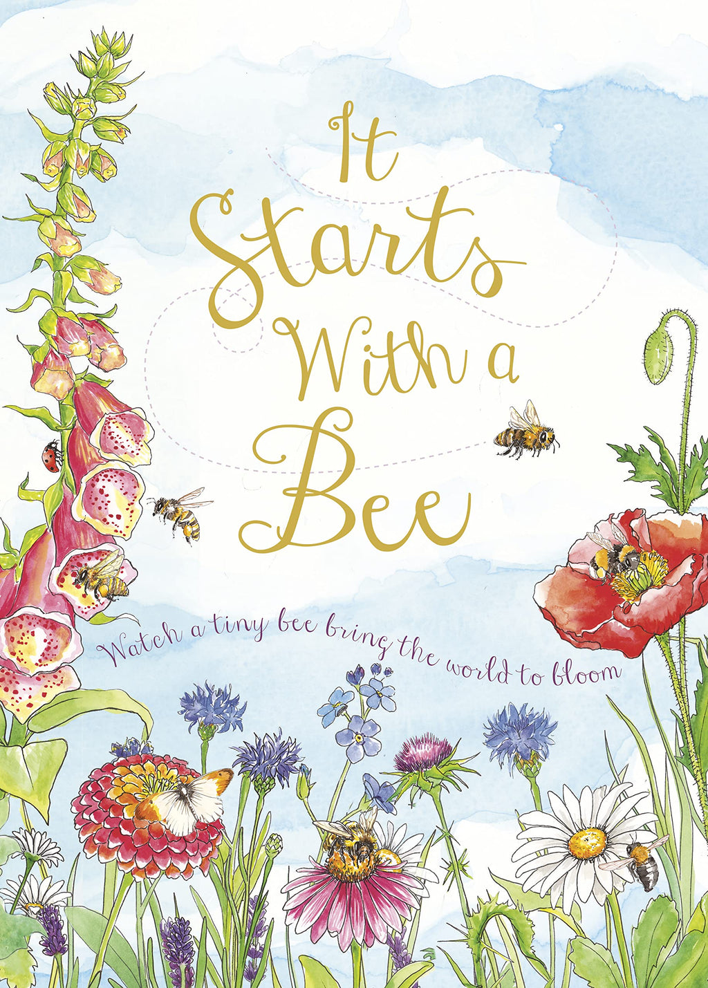 It Starts with a Bee with 1, Nature Picture Book About Bees, Seasons - product gallery image 2
