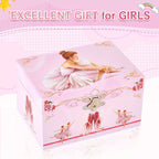 Jewellery Boxe Ballet Box Music Pink Dancing Ballerina with 15*10.5*8.5cm/5.9*4.13*3.4in - product gallery image 2