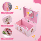 Jewellery Boxe Ballet Box Music Pink Dancing Ballerina with 15*10.5*8.5cm/5.9*4.13*3.4in - product gallery image 8