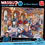 Jigsaw Puzzle with 1000 Piece, Mystery 27, A Close Shave
