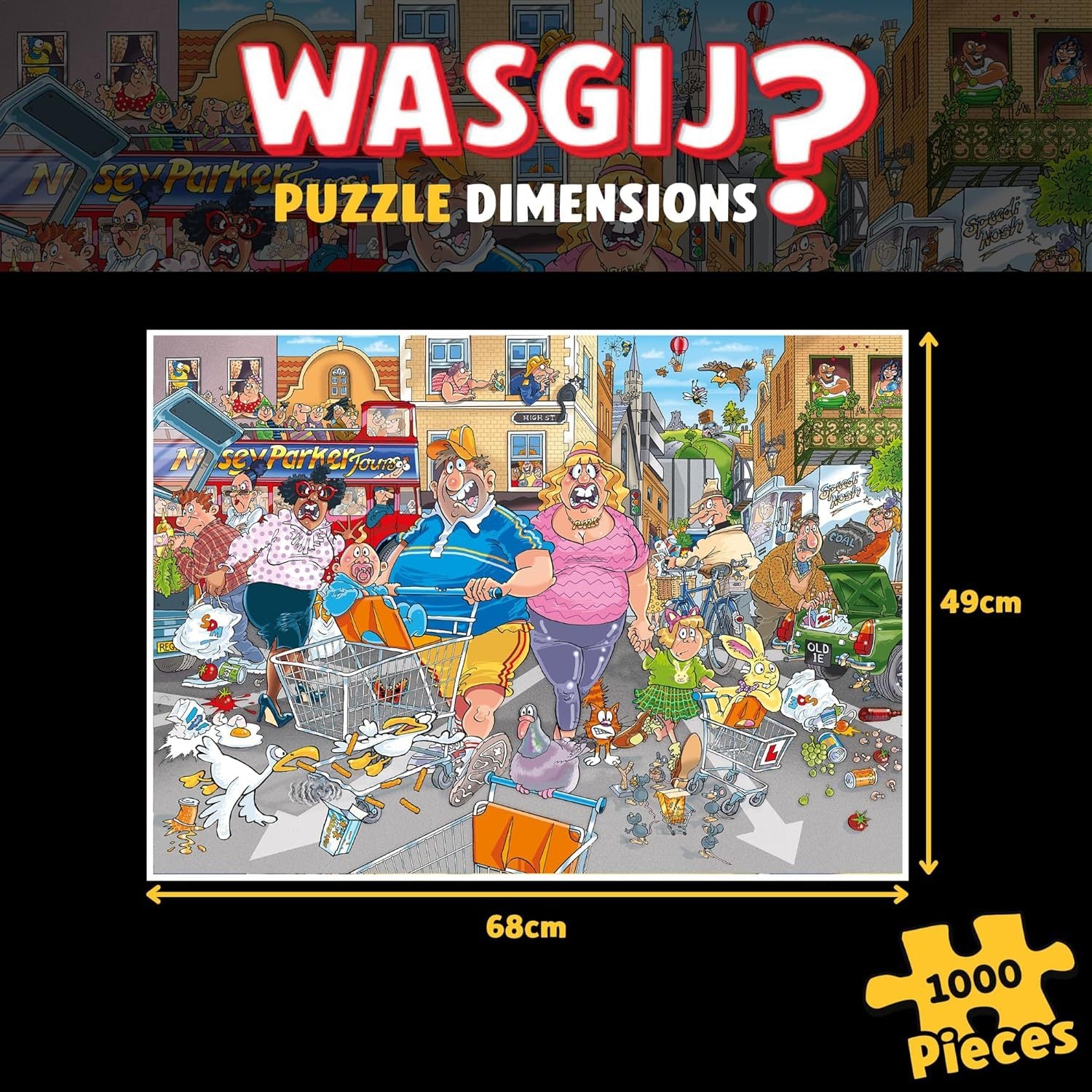 Jigsaw Puzzle with 1000 Piece, Original 46, Middle Aisle - product gallery image 2