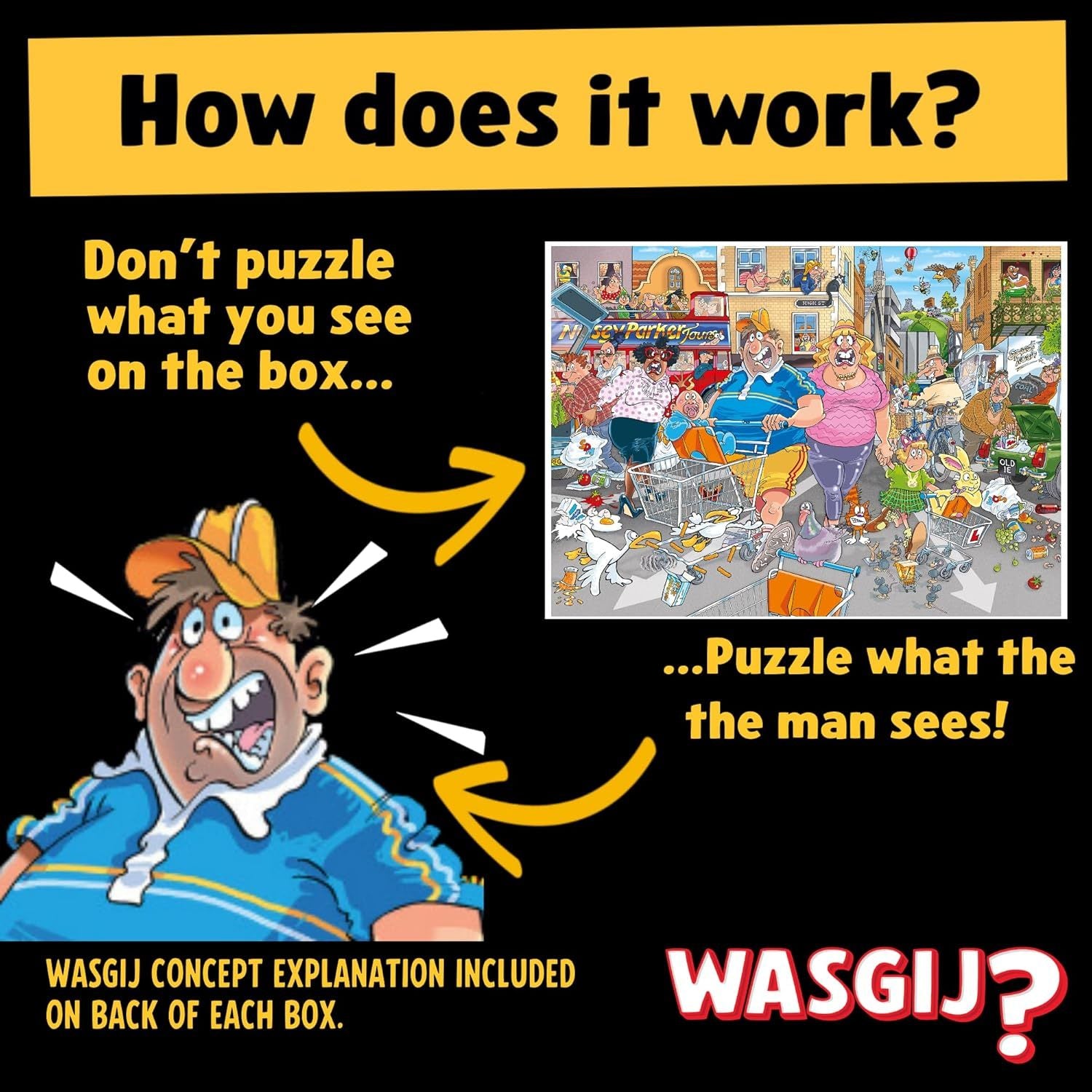 Jigsaw Puzzle with 1000 Piece, Original 46, Middle Aisle - product gallery image 3