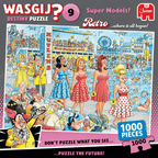 Jigsaw Puzzle with 1000 Piece, Retro Destiny 9, Super Models