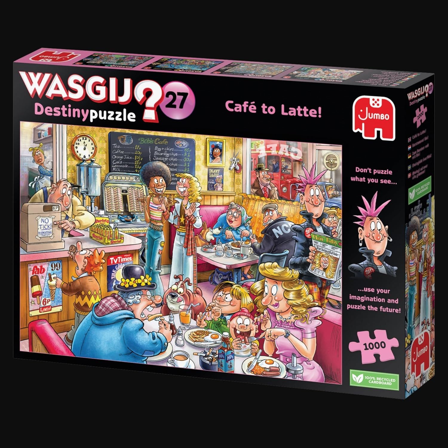 Jigsaw Puzzle with 1000 Piece, Wasgij Destiny 27, Café to Latte! - product gallery image 2