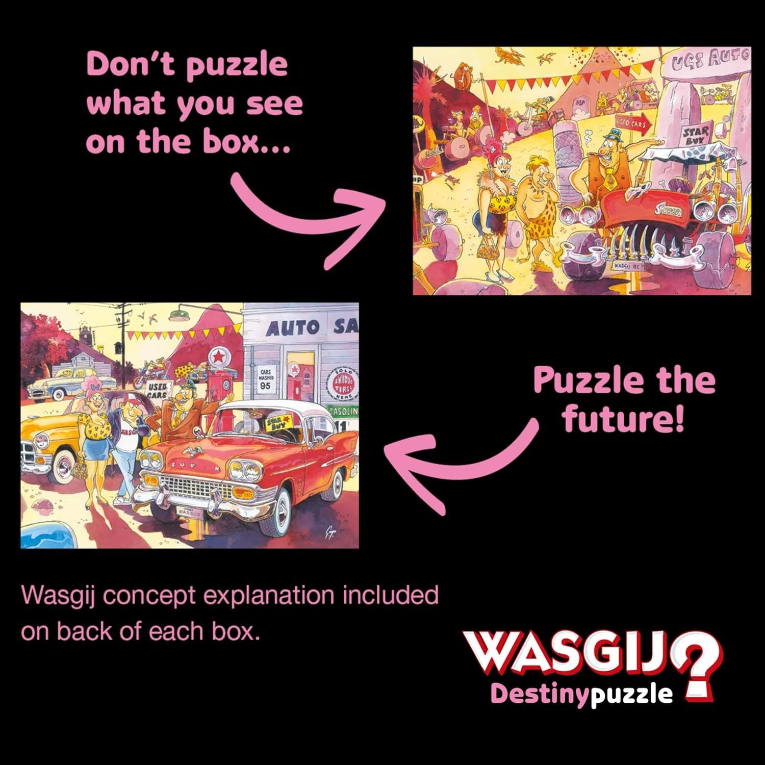 Jigsaw Puzzle with 1000 Piece, Wasgij Destiny 27, Café to Latte! - product gallery image 4