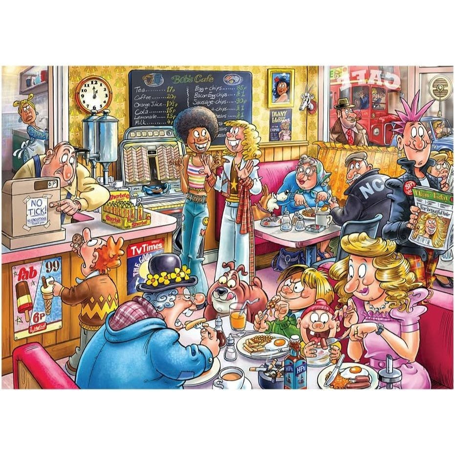 Jigsaw Puzzle with 1000 Piece, Wasgij Destiny 27, Café to Latte! - product gallery image 5